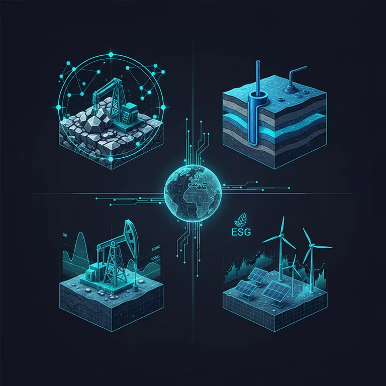 GeoAI e digital twins para análise exploratória de recursos energéticos: mineração, água, petróleo e gás e renováveis