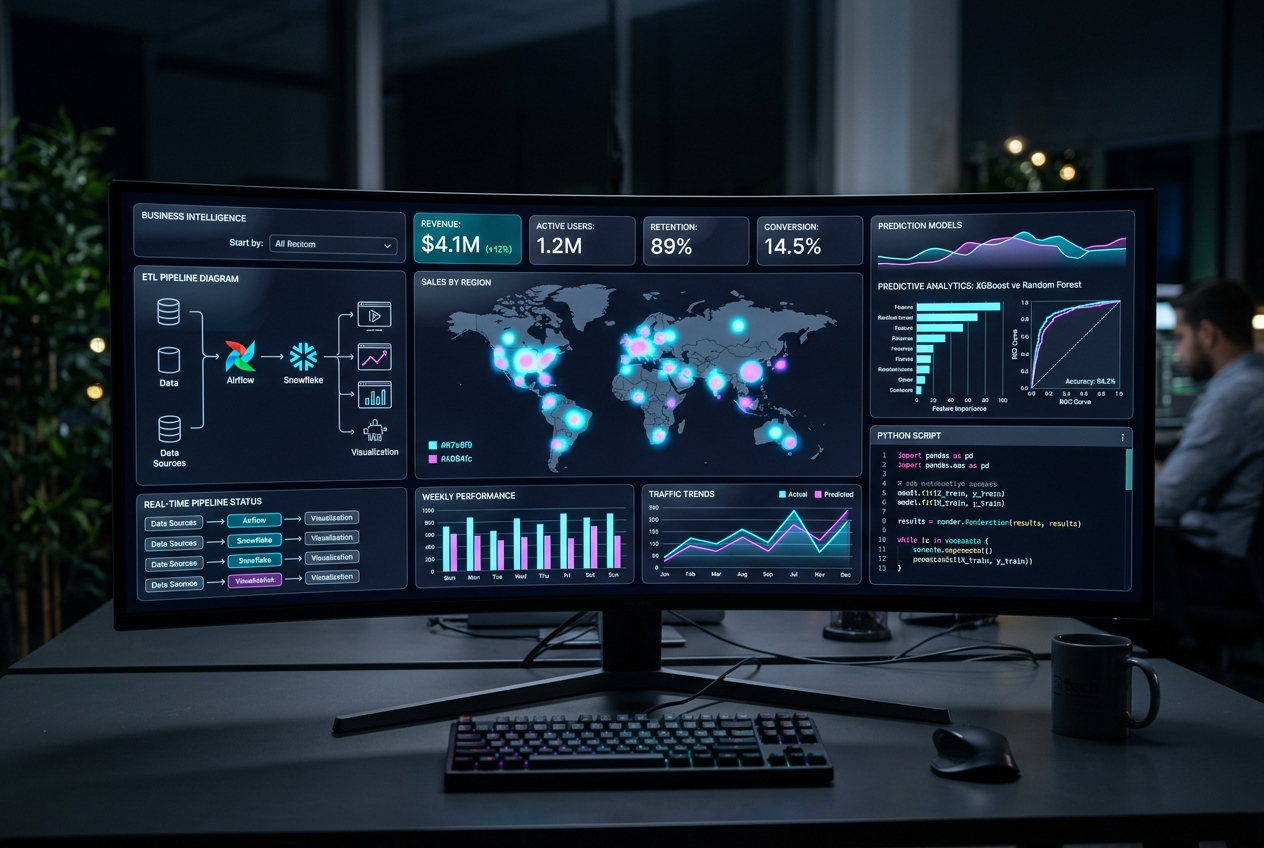 Ciência de Dados com IA — Dashboards e modelos preditivos