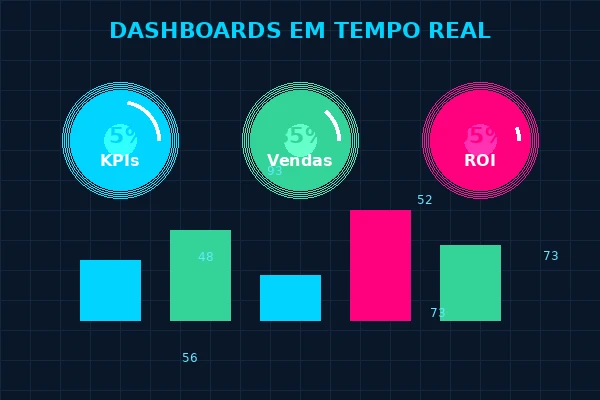 Dashboards & Monitoramento em Tempo Real